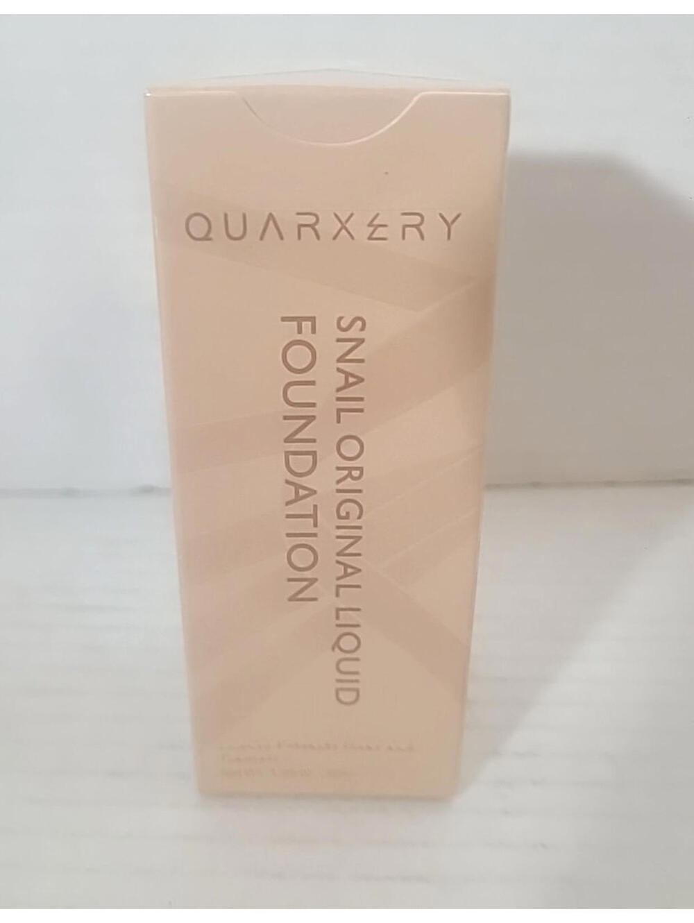 QUARXERY Snail Original Liquid Foundation Makeup #101L Silk New Sealed NIB